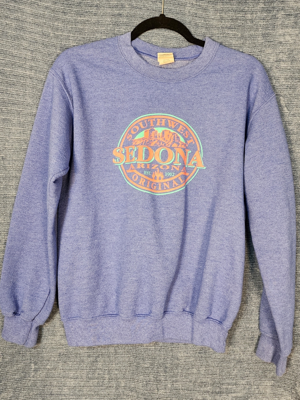 Gildan Blue Sedona Arizona Graphic Crewneck